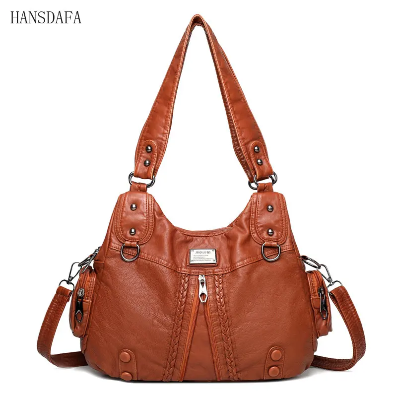 Luxury Soft Leather Handbags Women's Bags New Fashion High Quality Woman Messenger Bag Designer Famous Brand Women Shoulder Tote
Luxury Soft Leather Handbags Women's Bags New Fashion High Quality Woman Messenger Bag Designer Famous Brand Women Shoulder Tote