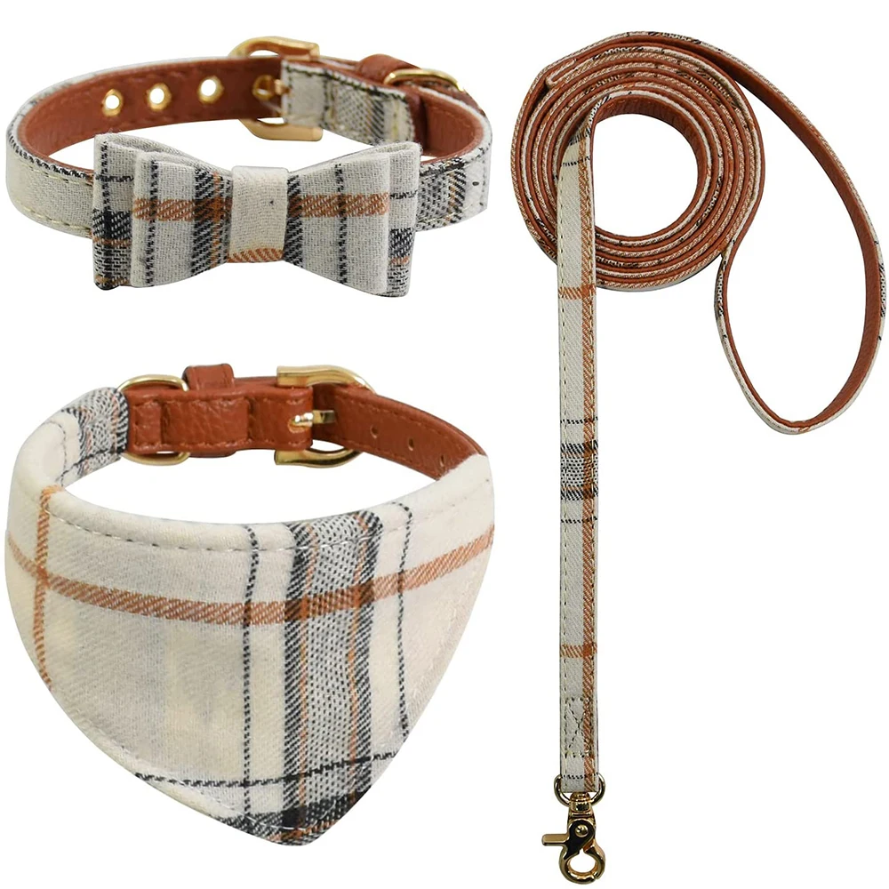 Plaid Cat Collar Bandana Harness Leash Set or Single, Breakaway Cat Collar with Bow and Bell for Kittens, Escape Proof/H-Shaped
Plaid Cat Collar Bandana Harness Leash Set or Single, Breakaway Cat Collar with Bow and Bell for Kittens, Escape Proof/H-Shaped