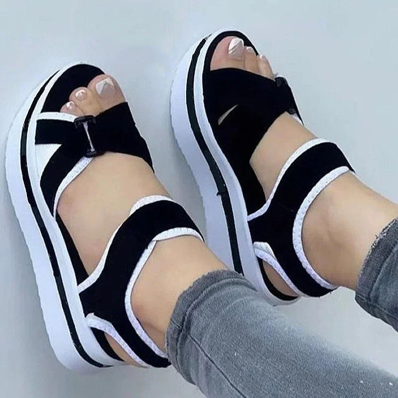 Women Sandals Lightweight Wedge Heels Sandals For Summer Shoes Women Platform Sandals Wedges Zapatos Mujer Summer Footwear 2023 
Women Sandals Lightweight Wedge Heels Sandals For Summer Shoes Women Platform Sandals Wedges Zapatos Mujer Summer Footwear 2023
