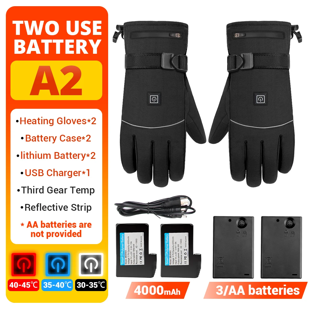 Electric Heated Gloves Rechargeable USB Hand Warmer Heating Gloves Touch Screen Waterproof Windproof Charging Heated Gloves
Electric Heated Gloves Rechargeable USB Hand Warmer Heating Gloves Touch Screen Waterproof Windproof Charging Heated Gloves