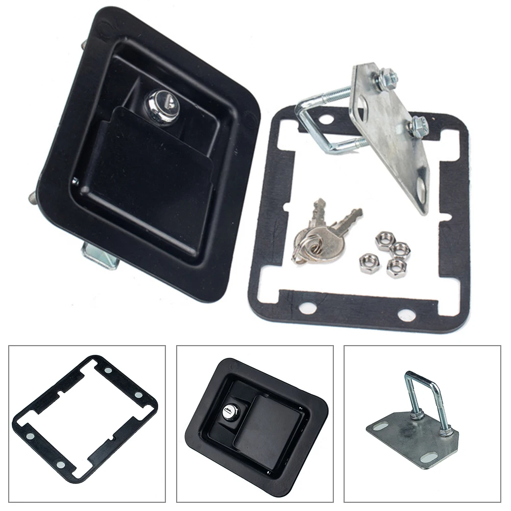Trailer Truck Door Lock RV Modification Toolbox Lock Black Aluminum Alloy Car Accessories High-quality Door Locks
Trailer Truck Door Lock RV Modification Toolbox Lock Black Aluminum Alloy Car Accessories High-quality Door Locks