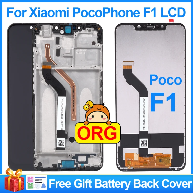 дисплей Poco F1 Original For Xiaomi Pocophone F1 Lcd Touch Screen Digitizer Assembly For PocophoneF1 Display Poco F1 Screen
дисплей Poco F1 Original For Xiaomi Pocophone F1 Lcd Touch Screen Digitizer Assembly For PocophoneF1 Display Poco F1 Screen