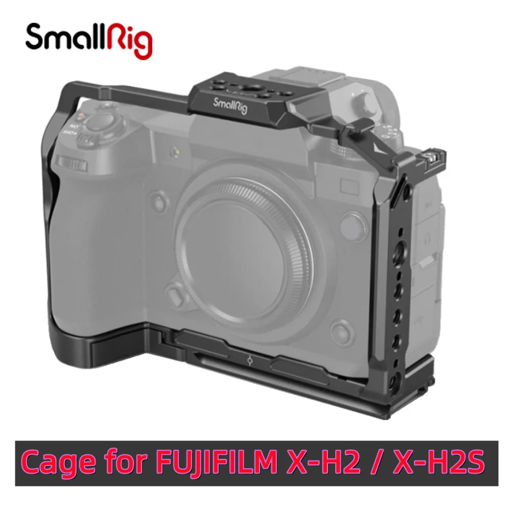 SmallRig 3933 Multifunctional Cage for FUJIFILM X-H2S with FT-XH / VG-XH Battery Grip Bottom with Arca-Swiss Quick Release Plate
SmallRig 3933 Multifunctional Cage for FUJIFILM X-H2S with FT-XH / VG-XH Battery Grip Bottom with Arca-Swiss Quick Release Plate