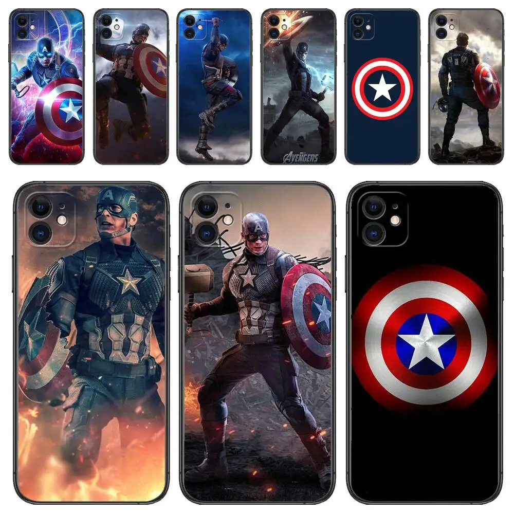 captain america Cartoon phone Case For IPhone 13 12 11 Pro Max Mini SE XR X XS Max 8Plus 7plus 6 6S New Shell phone Case
captain america Cartoon phone Case For IPhone 13 12 11 Pro Max Mini SE XR X XS Max 8Plus 7plus 6 6S New Shell phone Case