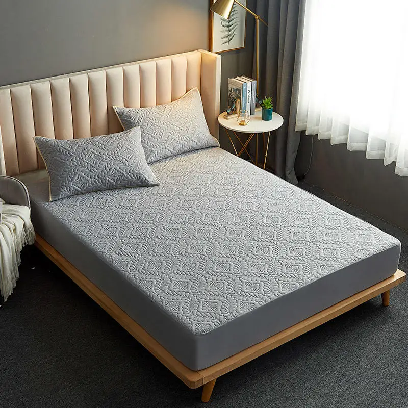 Mattress Protector for Double Bed Quilted Waterproof Bed Sheet with Elastic Queen King Size Solid Color
Mattress Protector for Double Bed Quilted Waterproof Bed Sheet with Elastic Queen King Size Solid Color