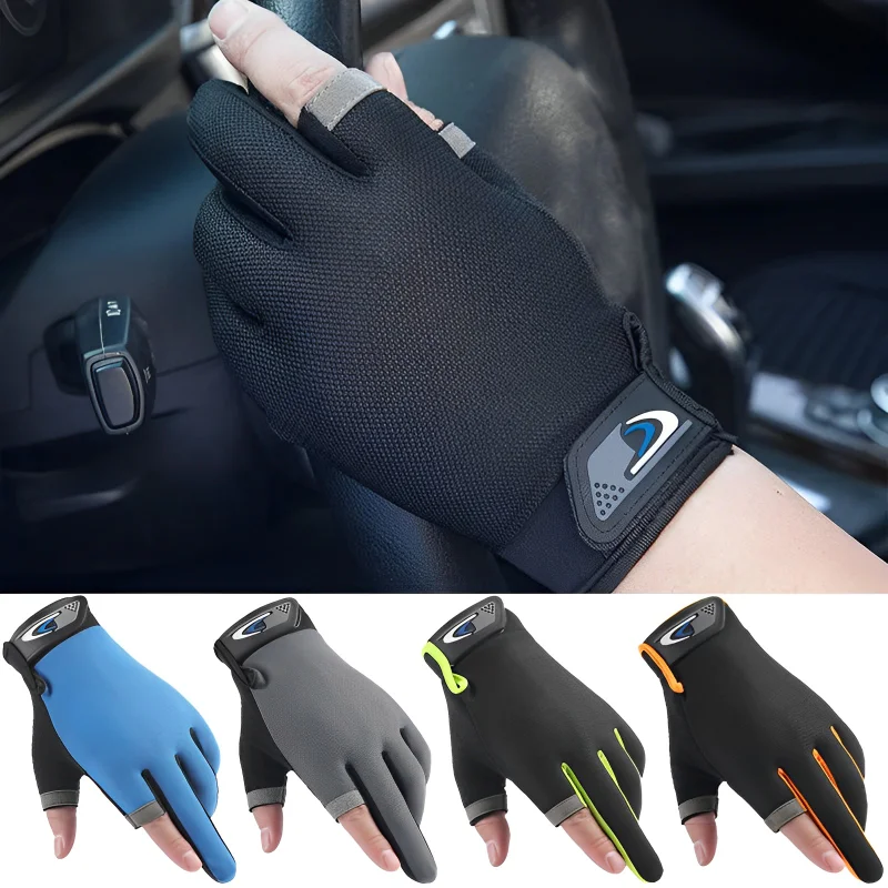 2pcs Anti-Slip Breathable Fishing Gloves Two Finger Cut Fishing Cycling Gloves Pesca Fitness Carp Fishing Comofortable Gloves
2pcs Anti-Slip Breathable Fishing Gloves Two Finger Cut Fishing Cycling Gloves Pesca Fitness Carp Fishing Comofortable Gloves