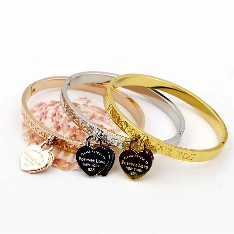 2022 New Classic Stainless Steel Gold Colour Bracelets & Bangles Wholesale Jewelry Fine Double Peach Heart Love Bracelets Female
2022 New Classic Stainless Steel Gold Colour Bracelets & Bangles Wholesale Jewelry Fine Double Peach Heart Love Bracelets Female
