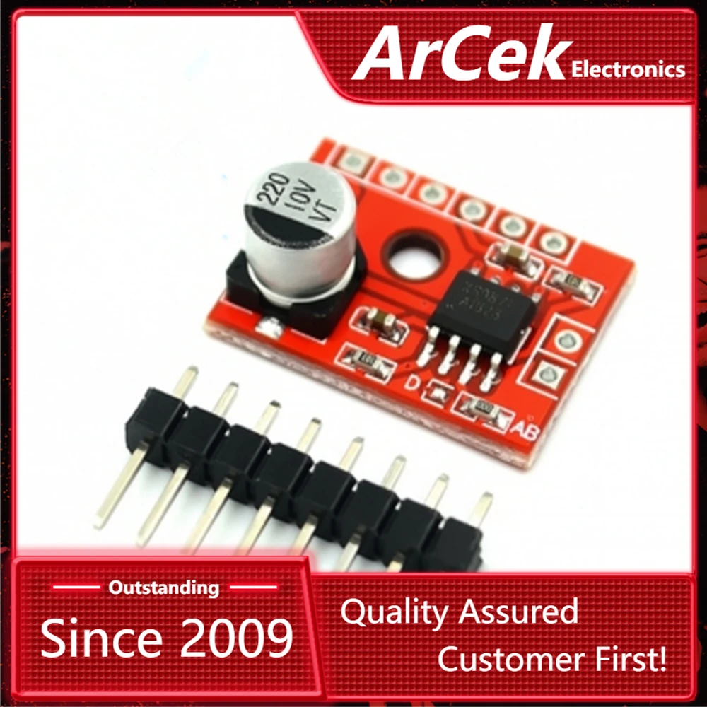 Super Mini Digital Amplifier Board 1* 5W Class D Digital 2.5V To 5.5V Power Amplifier Board Efficient Class AB D Optional
Super Mini Digital Amplifier Board 1* 5W Class D Digital 2.5V To 5.5V Power Amplifier Board Efficient Class AB D Optional