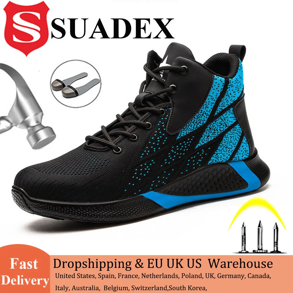 Work Boots Safety Steel Toe Shoes Men Breathle Sneakers Shoes Ankle Hiking Boots Anti-Piercing Protective Footwear
Work Boots Safety Steel Toe Shoes Men Breathle Sneakers Shoes Ankle Hiking Boots Anti-Piercing Protective Footwear