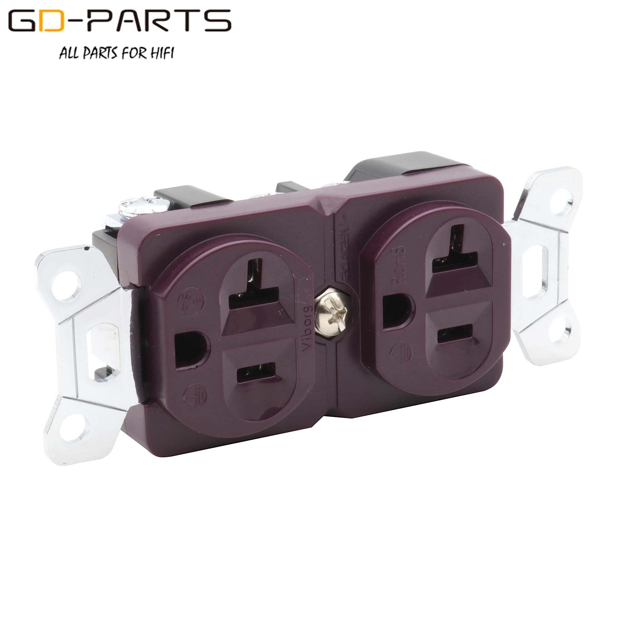 Электрическая розетка GD-PARTS VM02G из меди 24K
Электрическая розетка GD-PARTS VM02G из меди 24K