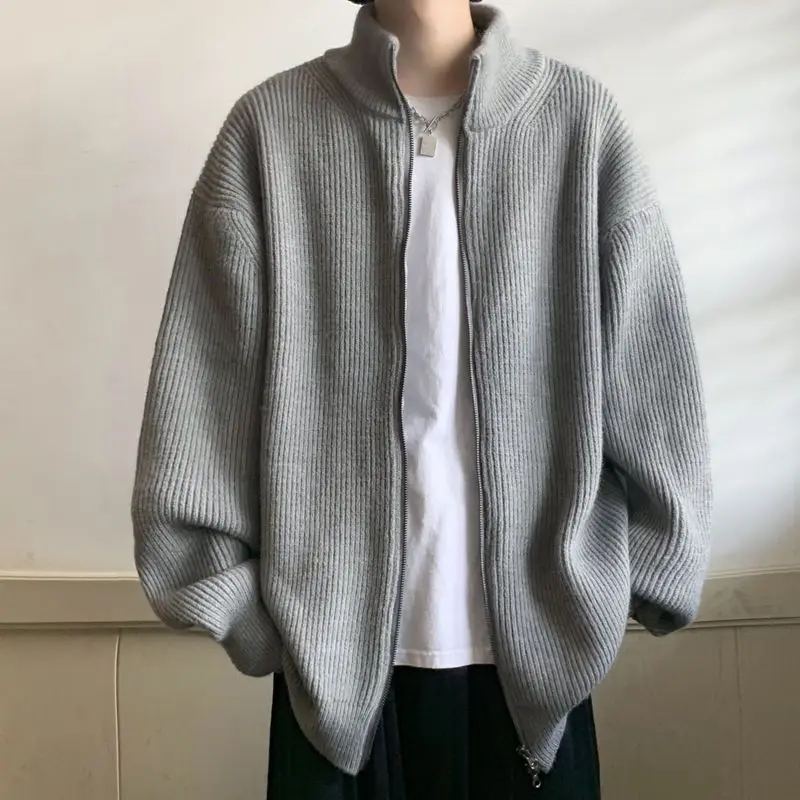 Yasuk Autumn Winter Fashion Man Solid Casual Zipper Cardigan Jacket Men's Loose Knitted Warm Sweater Cool Boys Soft
Yasuk Autumn Winter Fashion Man Solid Casual Zipper Cardigan Jacket Men's Loose Knitted Warm Sweater Cool Boys Soft