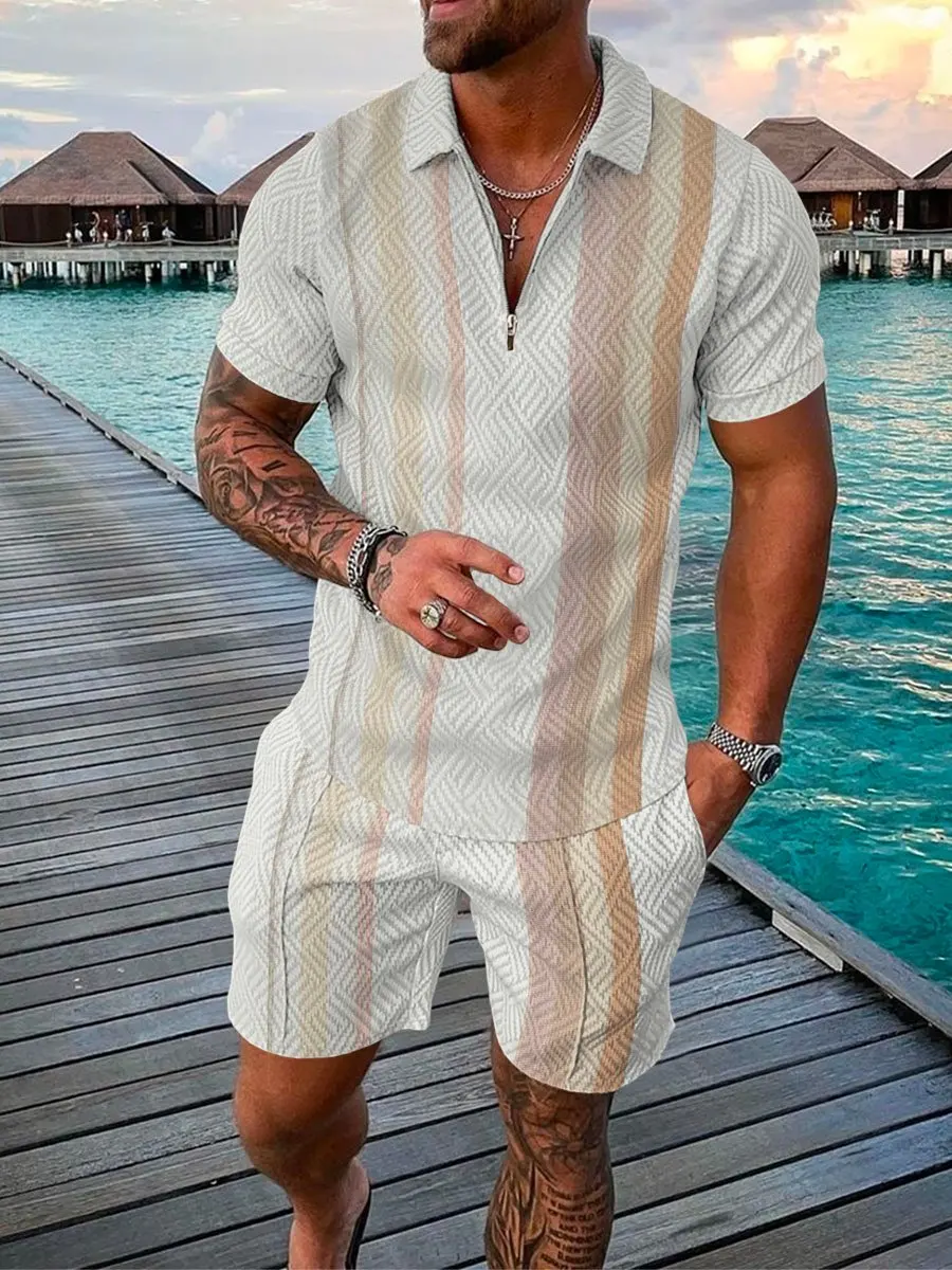2022 New Fashion Men's Activewear Casual Summer Short Sleeve Polo Shirt and Shorts Set Two Piece Mens Streetwear Menswear
2022 New Fashion Men's Activewear Casual Summer Short Sleeve Polo Shirt and Shorts Set Two Piece Mens Streetwear Menswear