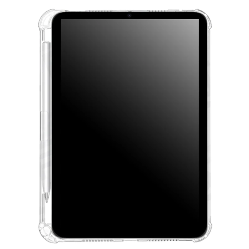 Силиконовый чехол для iPad Mini 6, прозрачный мягкий чехол из ТПУ со слотом для ручки
Силиконовый чехол для iPad Mini 6, прозрачный мягкий чехол из ТПУ со слотом для ручки