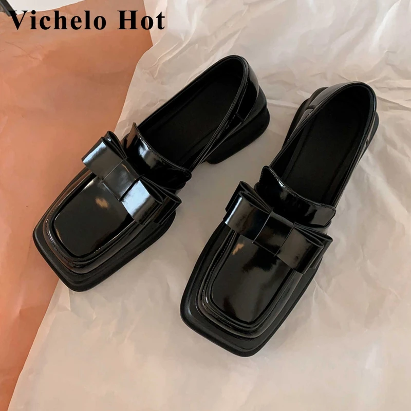 Женские туфли-лодочки Vichelo, классические туфли из натуральной кожи с квадратным носком, на высоком каблуке, с бантом-бабочкой, в стиле преппи...
Женские туфли-лодочки Vichelo, классические туфли из натуральной кожи с квадратным носком, на высоком каблуке, с бантом-бабочкой, в стиле преппи...