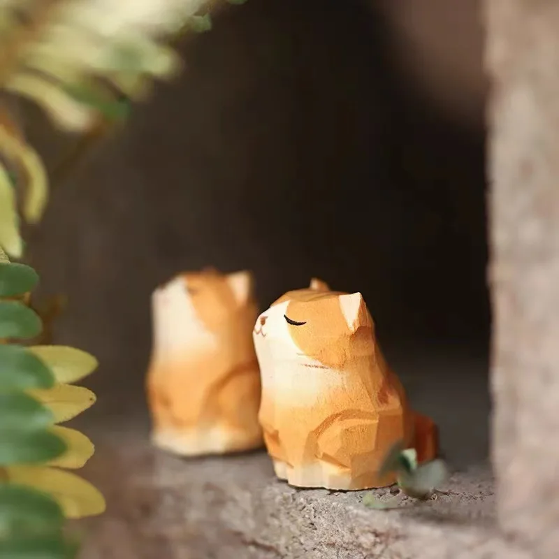 Creative Wood Carving Small Orange Cat Chaidog Desktop Decoration Cartoon Proud Cat Mini Wood Carving Cute Pet Birthday Gift
Creative Wood Carving Small Orange Cat Chaidog Desktop Decoration Cartoon Proud Cat Mini Wood Carving Cute Pet Birthday Gift