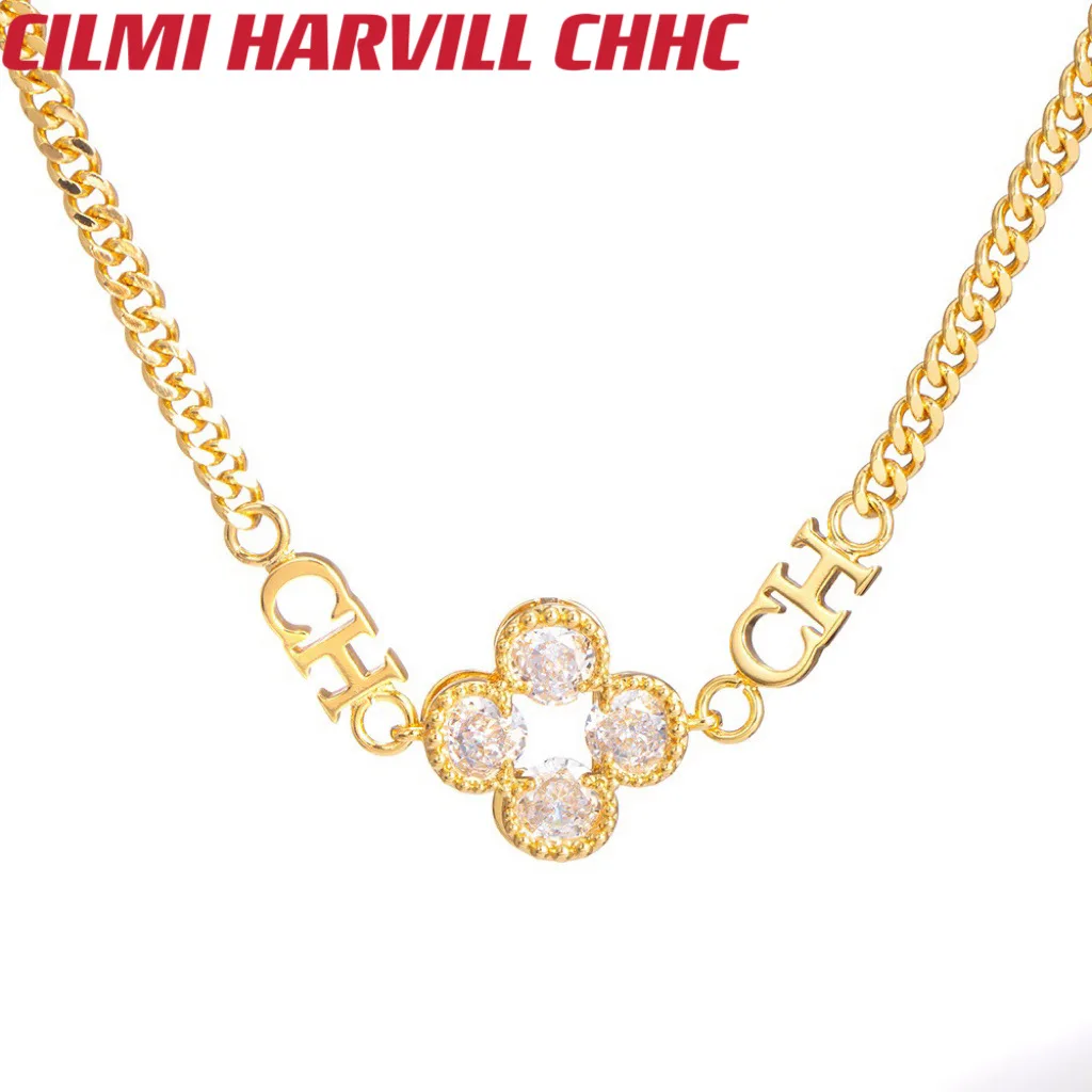 CILMI HARVILL CHHC Women's Necklace Four-leaf Clover Design Gift Box Design Flannelette 45cm Length Adjustable
CILMI HARVILL CHHC Women's Necklace Four-leaf Clover Design Gift Box Design Flannelette 45cm Length Adjustable