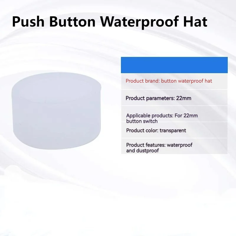 5Pcs/Lot Waterproof Cap Protective Cover Transparent For 22mm Push Button Switch 
5Pcs/Lot Waterproof Cap Protective Cover Transparent For 22mm Push Button Switch