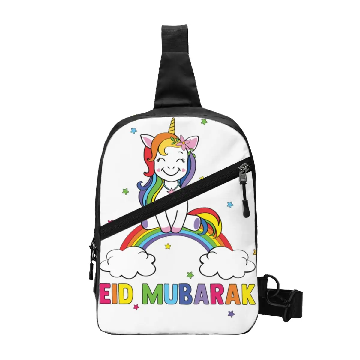 Eid Mubarak Funny Shoulder Bag Men Unicorn And Rainbow Phone Chest Bags Aesthetic Travel Outdoor Style Small Bag
Eid Mubarak Funny Shoulder Bag Men Unicorn And Rainbow Phone Chest Bags Aesthetic Travel Outdoor Style Small Bag