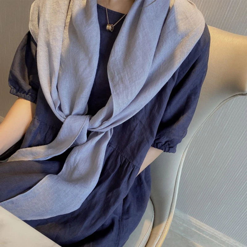 Pure Color All-match Cotton Linen Scarf Large Rhombus Solid Color Triangle Head Scarf DIY Bandanas Hair Scarf Head Neck Scarves
Pure Color All-match Cotton Linen Scarf Large Rhombus Solid Color Triangle Head Scarf DIY Bandanas Hair Scarf Head Neck Scarves