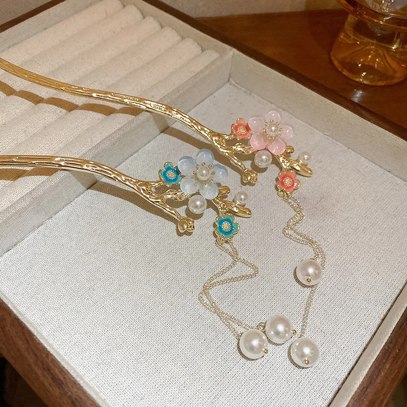 KAITIN Korean Pearl Flower Tassel Hair Clip Hairpin Personality Sweet Back Head Hairpin Fashion Hair Accessories Female
KAITIN Korean Pearl Flower Tassel Hair Clip Hairpin Personality Sweet Back Head Hairpin Fashion Hair Accessories Female