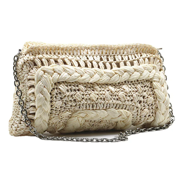 Bohemian Hollow Straw Women Shoulder Bags Designer Paper Woven Handbags Casual Summer Beach Clutch Bag Small Flap Purses 2022
Bohemian Hollow Straw Women Shoulder Bags Designer Paper Woven Handbags Casual Summer Beach Clutch Bag Small Flap Purses 2022
