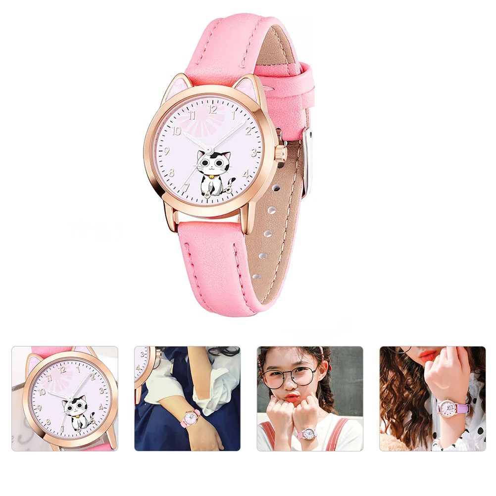 The Gift Cat Motif Watch Kids Cartoon Girls Belt Children Luminous Wrist Glowing Case
The Gift Cat Motif Watch Kids Cartoon Girls Belt Children Luminous Wrist Glowing Case
