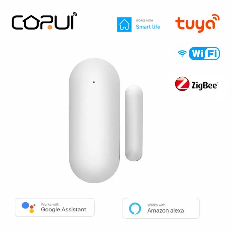 CORUI Tuya Zigbee/WIFI Door Window Sensor Garage Door Detector Compatible With Tuya Zigbee Hub Alexa Google Home Smart Life
CORUI Tuya Zigbee/WIFI Door Window Sensor Garage Door Detector Compatible With Tuya Zigbee Hub Alexa Google Home Smart Life