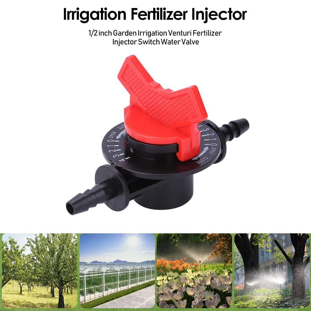 1/2 inch Garden Irrigation Device Venturi Fertilizer Injector Switch Garden Sprinkler Lawn Irrigation Water Valve
1/2 inch Garden Irrigation Device Venturi Fertilizer Injector Switch Garden Sprinkler Lawn Irrigation Water Valve