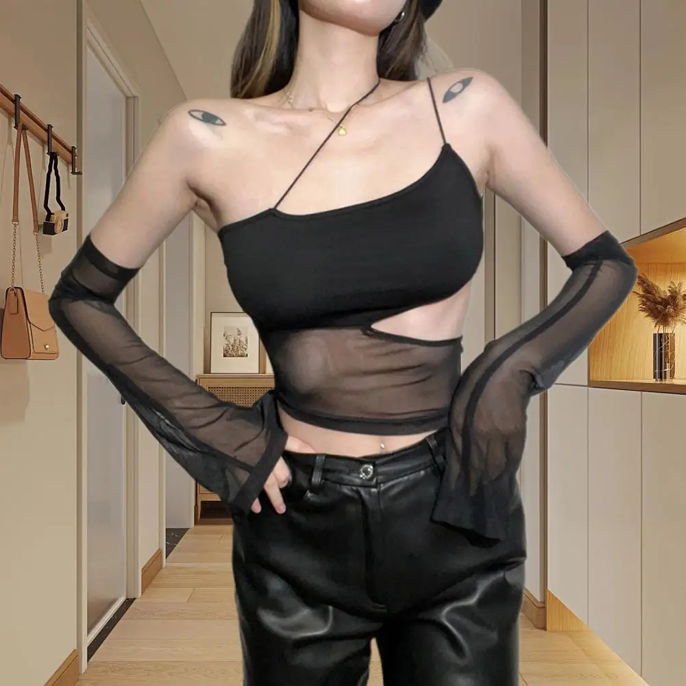 Off Shoulder Cool Crop Tops Sexy Soft Refreshing See-Through Cross Bandage Crop Female Summer Tank Top for Daily Wear
Off Shoulder Cool Crop Tops Sexy Soft Refreshing See-Through Cross Bandage Crop Female Summer Tank Top for Daily Wear