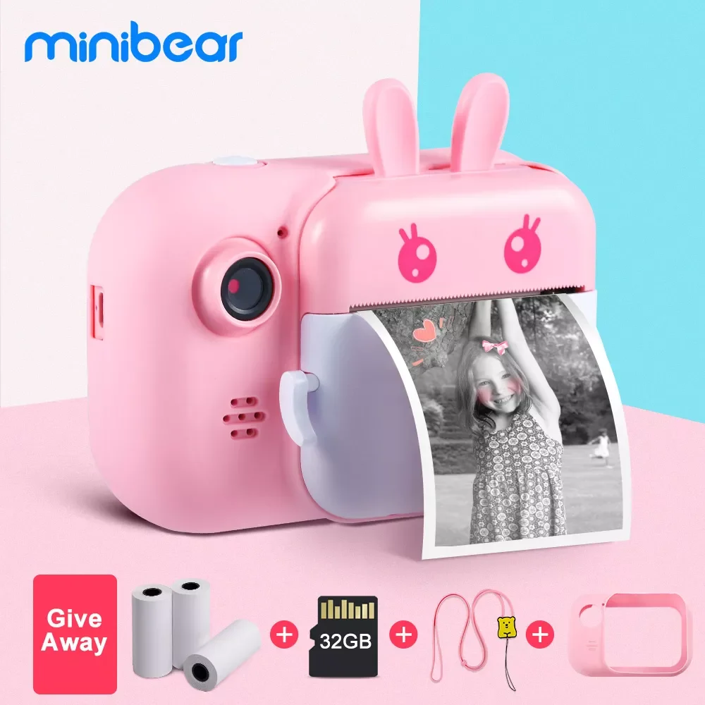 Minibear Children Camera For Kids Instant Camera Digital Video Camera For Children Photo Camera Toys For Girl Boy Birthday Gifts
Minibear Children Camera For Kids Instant Camera Digital Video Camera For Children Photo Camera Toys For Girl Boy Birthday Gifts