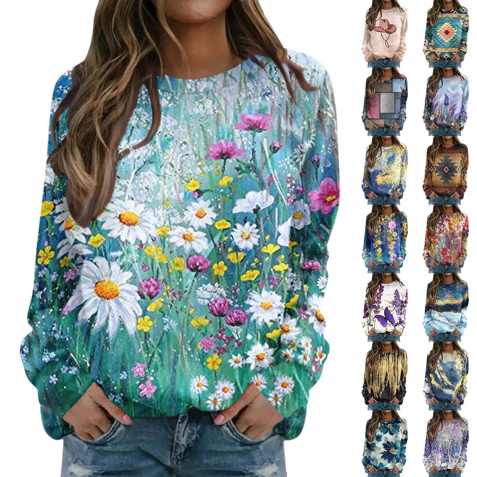 Women Hoodies Pullover Thick Blouse For Womens Daily Print O Neck Sweatshirt Crop Top Sweater 2 Piece Drop Shoulder Sweatshirt 
Women Hoodies Pullover Thick Blouse For Womens Daily Print O Neck Sweatshirt Crop Top Sweater 2 Piece Drop Shoulder Sweatshirt