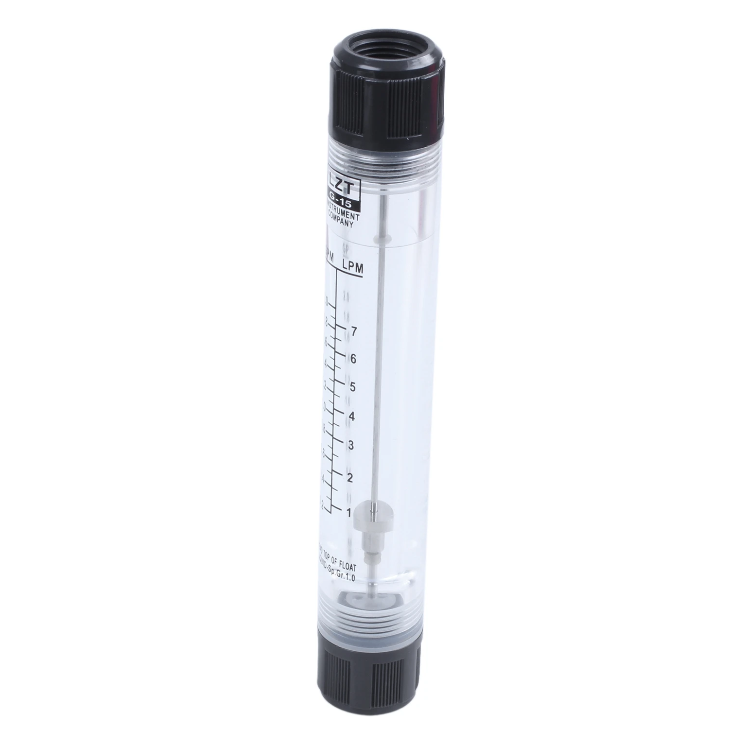 1/2" Female Thread 0.2-2.0 GPM 1-7 LPM Water Liquid Inline Flowmeter Rotameter LZT
1/2" Female Thread 0.2-2.0 GPM 1-7 LPM Water Liquid Inline Flowmeter Rotameter LZT