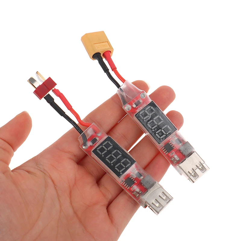 2S-6S Lipo Lithium Battery XT60 / T Plug To USB Charger Converter With Voltage Display Adapter Board For Protect Phone Features
2S-6S Lipo Lithium Battery XT60 / T Plug To USB Charger Converter With Voltage Display Adapter Board For Protect Phone Features