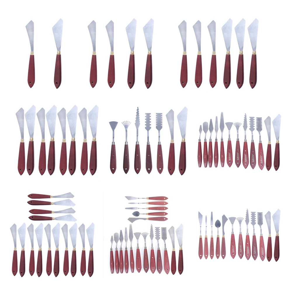 Painting Mixing Scraper Smoothing Palette Slicer Sturdy Smudging Special-shaped Art Spatula for Watercolor Oil Acrylic 4pcs
Painting Mixing Scraper Smoothing Palette Slicer Sturdy Smudging Special-shaped Art Spatula for Watercolor Oil Acrylic 4pcs