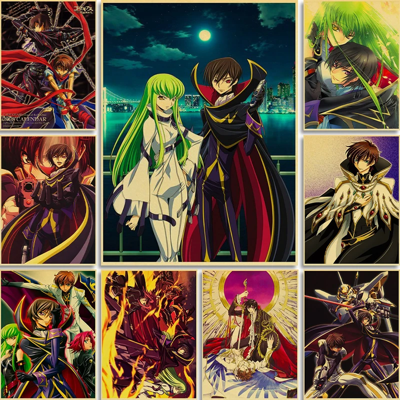 32 Designs Anime Code Geass Canvas Painting Poster Cartoon Abstract Art Painting Funny Wall Sticker for Cafe Bar
32 Designs Anime Code Geass Canvas Painting Poster Cartoon Abstract Art Painting Funny Wall Sticker for Cafe Bar