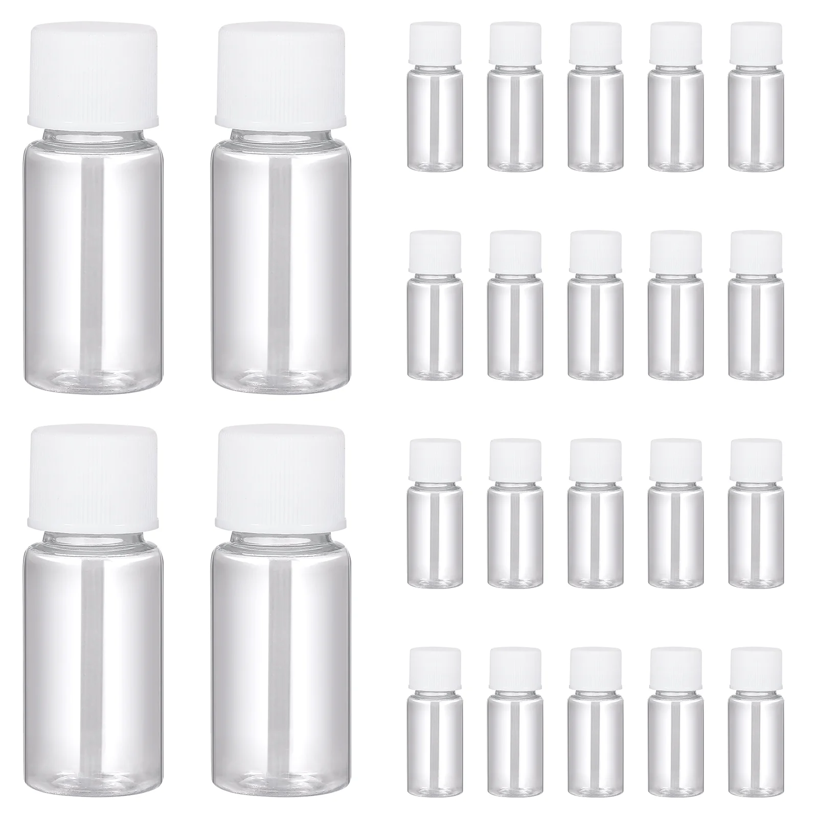 SOLUSTRE 25pcs 10ml Sample Bottles Refillable Plastic Transparent Lotion Bottle Clear Travel Bottles
SOLUSTRE 25pcs 10ml Sample Bottles Refillable Plastic Transparent Lotion Bottle Clear Travel Bottles