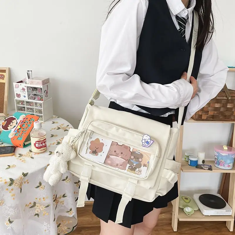 Canvas Messenger Bag for Women 2023 Korean Female Backpack Large Capacity Full Matching Shoulder Student School Postman Bags
Canvas Messenger Bag for Women 2023 Korean Female Backpack Large Capacity Full Matching Shoulder Student School Postman Bags