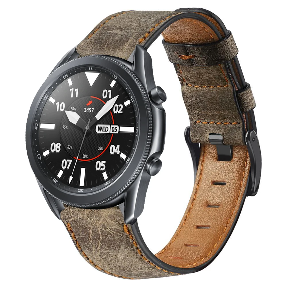 Leather Band For Samsung Galaxy watch 4/Classic/46mm/42mm/Active 2 40mm 44mm strap 20mm 22mm bracelet Huawei watch GT/2/2e/Pro/3
Leather Band For Samsung Galaxy watch 4/Classic/46mm/42mm/Active 2 40mm 44mm strap 20mm 22mm bracelet Huawei watch GT/2/2e/Pro/3