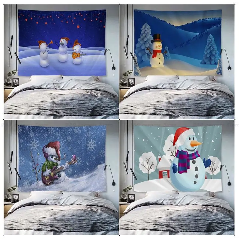 Snowman Printed Large Wall Tapestry Cheap Hippie Wall Hanging Bohemian Wall Tapestries Mandala Wall Hanging Sheets
Snowman Printed Large Wall Tapestry Cheap Hippie Wall Hanging Bohemian Wall Tapestries Mandala Wall Hanging Sheets