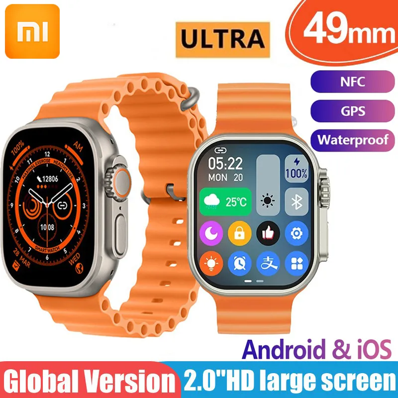 XIAOMI Smart Watch Ultra Series 8 NFC Smartwatch Wireless Charging Bluetooth Call Men Women Fitness Bracelet HD Screen for Apple
XIAOMI Smart Watch Ultra Series 8 NFC Smartwatch Wireless Charging Bluetooth Call Men Women Fitness Bracelet HD Screen for Apple