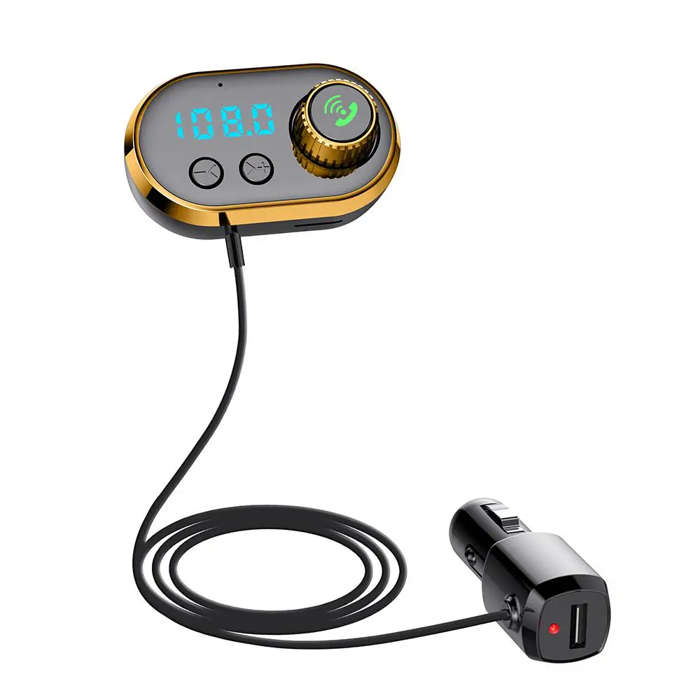 Bluetooth 5.0 FM Transmitter Handsfree Car Radio Modulator MP3 Player With DC12-24V USB Super Quick Charge Adapter for Car
Bluetooth 5.0 FM Transmitter Handsfree Car Radio Modulator MP3 Player With DC12-24V USB Super Quick Charge Adapter for Car