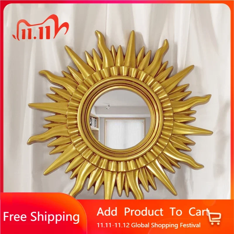 Luxury Vintage Vanity Round Cosmetic Mirror Bathroom Korean Aesthetic Mirror Room Decor Home Ornaments Espejo Pared Wall Mirrors
Luxury Vintage Vanity Round Cosmetic Mirror Bathroom Korean Aesthetic Mirror Room Decor Home Ornaments Espejo Pared Wall Mirrors