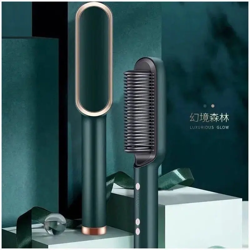 Professional Hair Straightener Ceramic Electric Straightening Brush Fast Heating Straightener Comb Styler Hair Crimper Hot Comb
Professional Hair Straightener Ceramic Electric Straightening Brush Fast Heating Straightener Comb Styler Hair Crimper Hot Comb