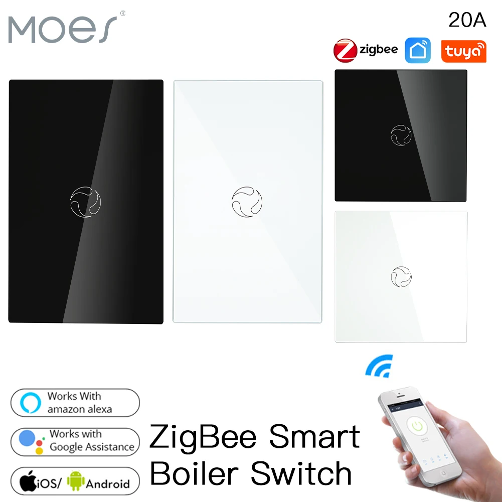 Умный водонагреватель ZigBee, переключатель для водонагревателя, с дистанционным управлением через приложение, с голосовым управлением Alexa ...
Умный водонагреватель ZigBee, переключатель для водонагревателя, с дистанционным управлением через приложение, с голосовым управлением Alexa ...