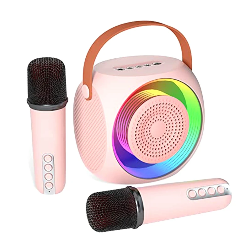 Portable Bluetooth Karaoke Speaker Machine With 2 Microphones, Suitable For Birthday Gifts Home Parties
Portable Bluetooth Karaoke Speaker Machine With 2 Microphones, Suitable For Birthday Gifts Home Parties