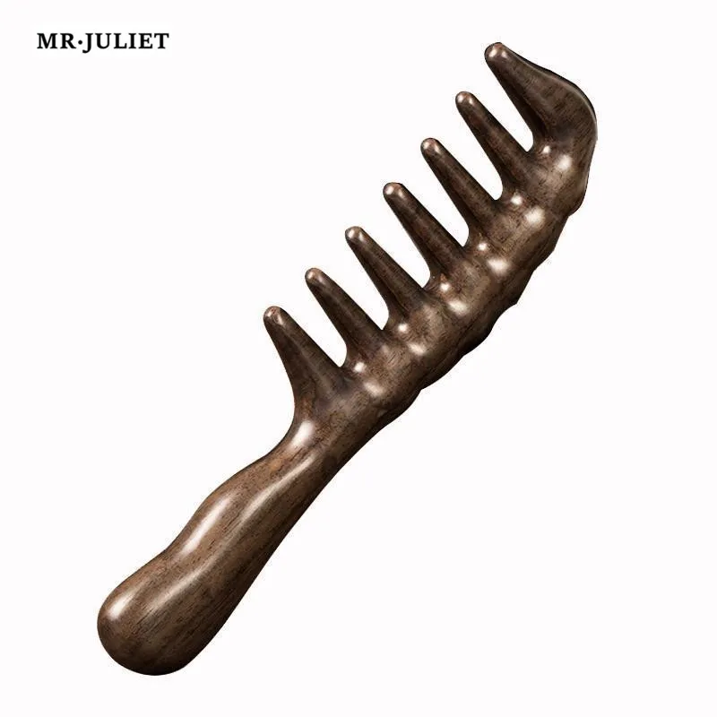 MR.JULIET Oversized Wide-Tooth Curly Hair Comb For Men And Women Natural Ebony Home Head Meridian Massage Comb
MR.JULIET Oversized Wide-Tooth Curly Hair Comb For Men And Women Natural Ebony Home Head Meridian Massage Comb