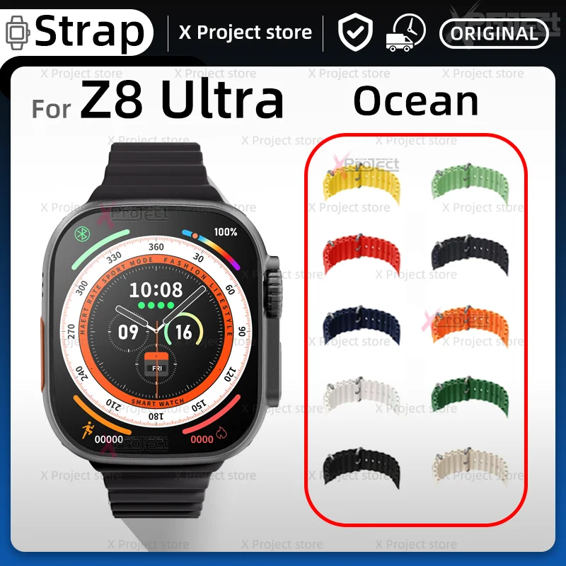 Ocean Strap For Z8 Ultra Band Smart Watch Strap Z8Ultra Smartwatch Bracelet Silicagel Watchband Men Women Sport For DT8 N8 ULTRA
Ocean Strap For Z8 Ultra Band Smart Watch Strap Z8Ultra Smartwatch Bracelet Silicagel Watchband Men Women Sport For DT8 N8 ULTRA