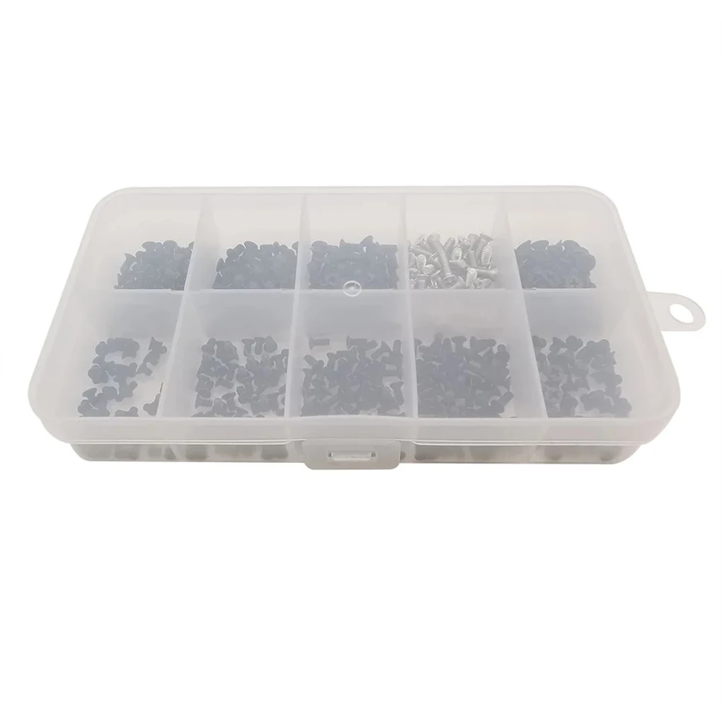 500 Pieces/Set Computer Fixing Screws with Storage Box 10 Kinds Laptop M2 M2.5 M3 Fastening Screw Desktop PC Accessory
500 Pieces/Set Computer Fixing Screws with Storage Box 10 Kinds Laptop M2 M2.5 M3 Fastening Screw Desktop PC Accessory