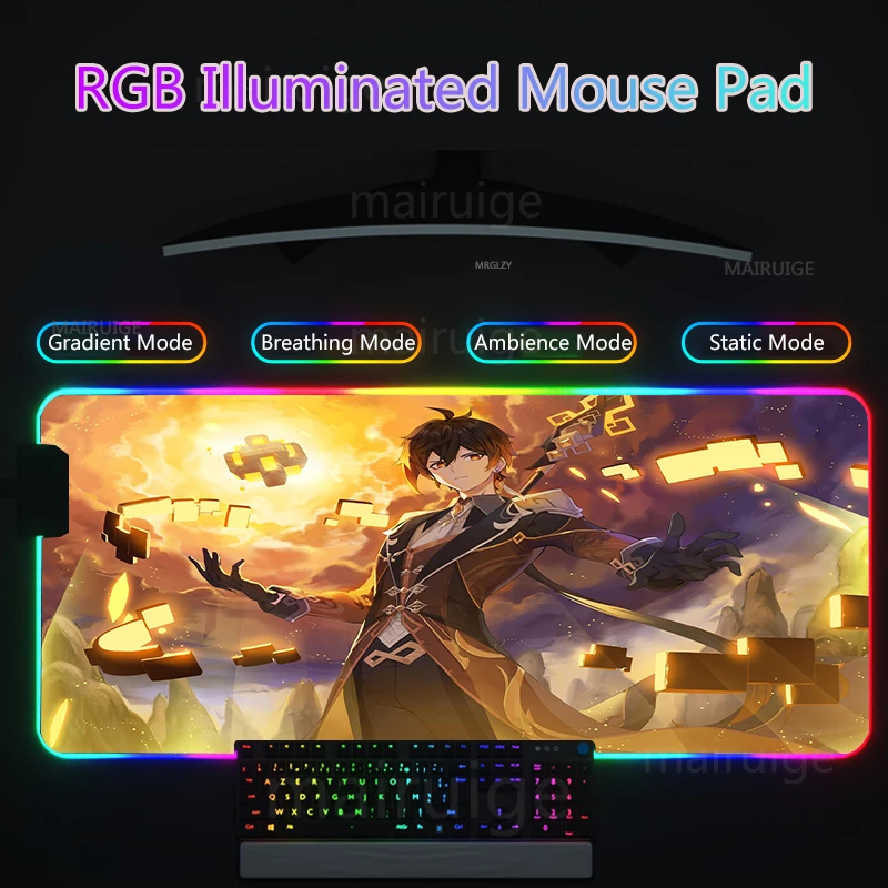 Коврик для мыши Genshin Impact Zhongli RGB со светодиодной подсветкой, игровые аксессуары, коврик для мыши, коврики для клавиатуры, настольные коврики ...
Коврик для мыши Genshin Impact Zhongli RGB со светодиодной подсветкой, игровые аксессуары, коврик для мыши, коврики для клавиатуры, настольные коврики ...