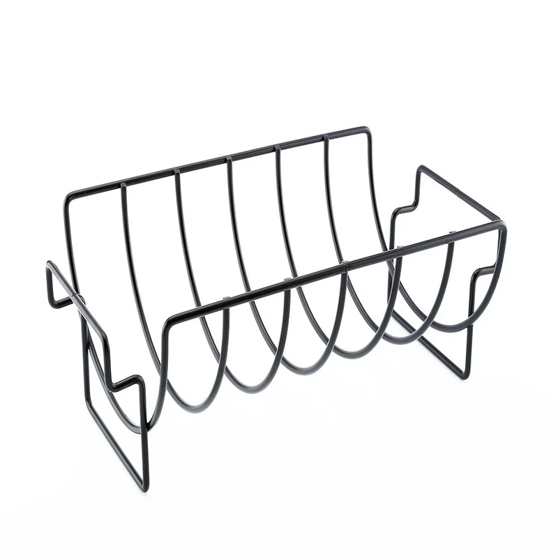 Non-Stick BBQ Rib Rack Stand Barbecue Steaks Racks Stainless Steel Chicken Beef Ribs Grill Black for Gas Smoker or Charcoal
Non-Stick BBQ Rib Rack Stand Barbecue Steaks Racks Stainless Steel Chicken Beef Ribs Grill Black for Gas Smoker or Charcoal